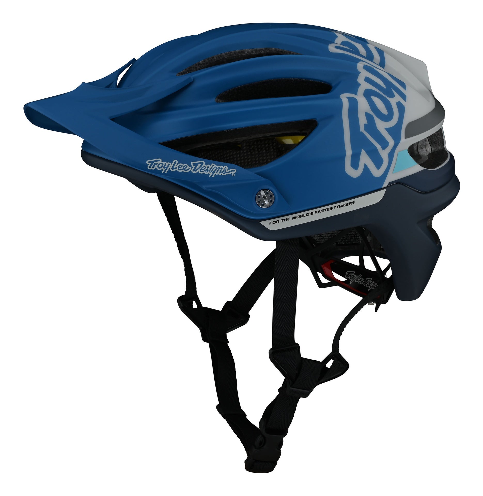 Casco Troy Lee Designs A2 con Mips Silhouette Blue